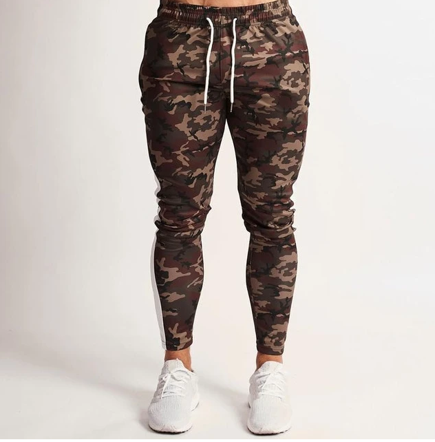 Men's camouflage Gym Training Track Pant Workout Outdoor Jogger