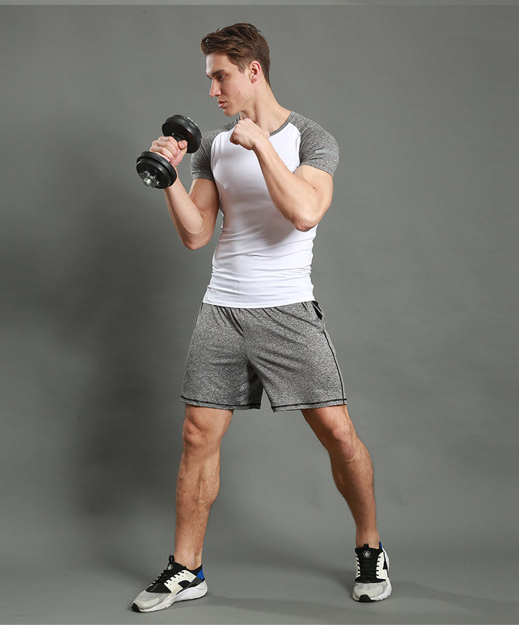 Men's Sports Running Shorts Fitness Training Gym Shorts