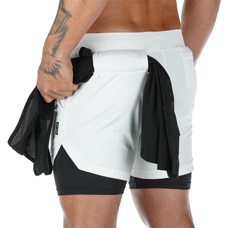 Sports Running Shorts Men 2 in 1 Outdoor